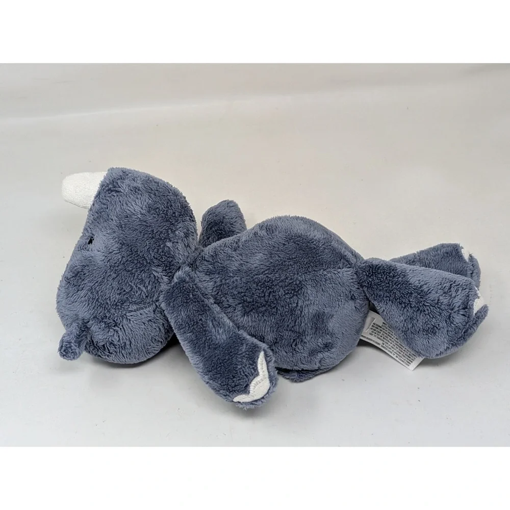 Carters‎ Blue Rhino Plush Doll Baby Soft Lovey Nursery Horn Rhinoceros 2013 VTG